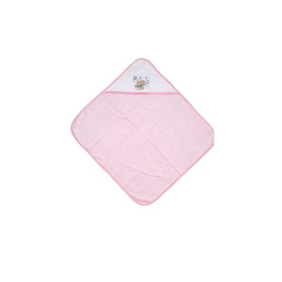 Accappatoio neonata rosa con orsetta - 
