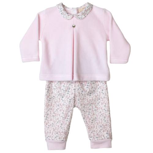 Babygi capa clínica de chenille para recém-nascido tamanho 1 mês cor-de-rosa - 