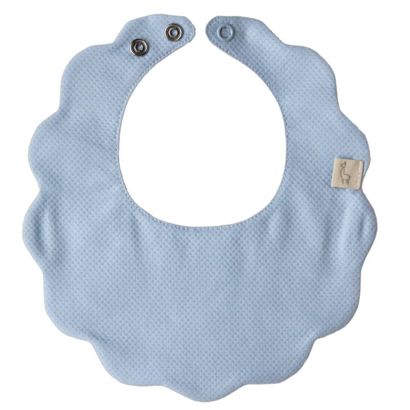 Bavoir en coton Baby gi bleu clair - 