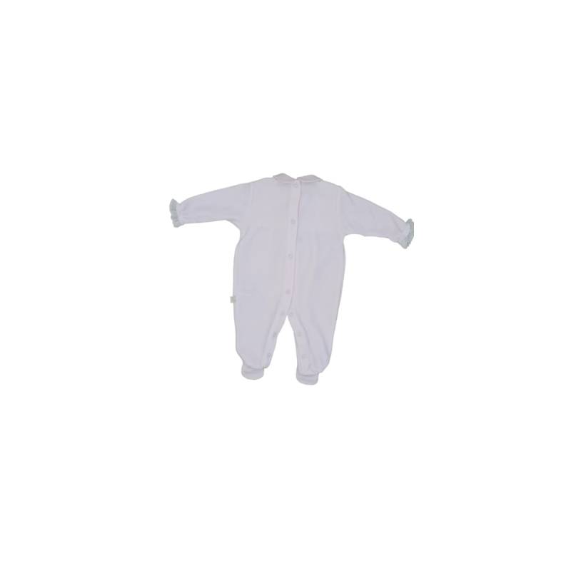 Elegant newborn baby sleepsuit in pink chenille Baby gi 1 month - 