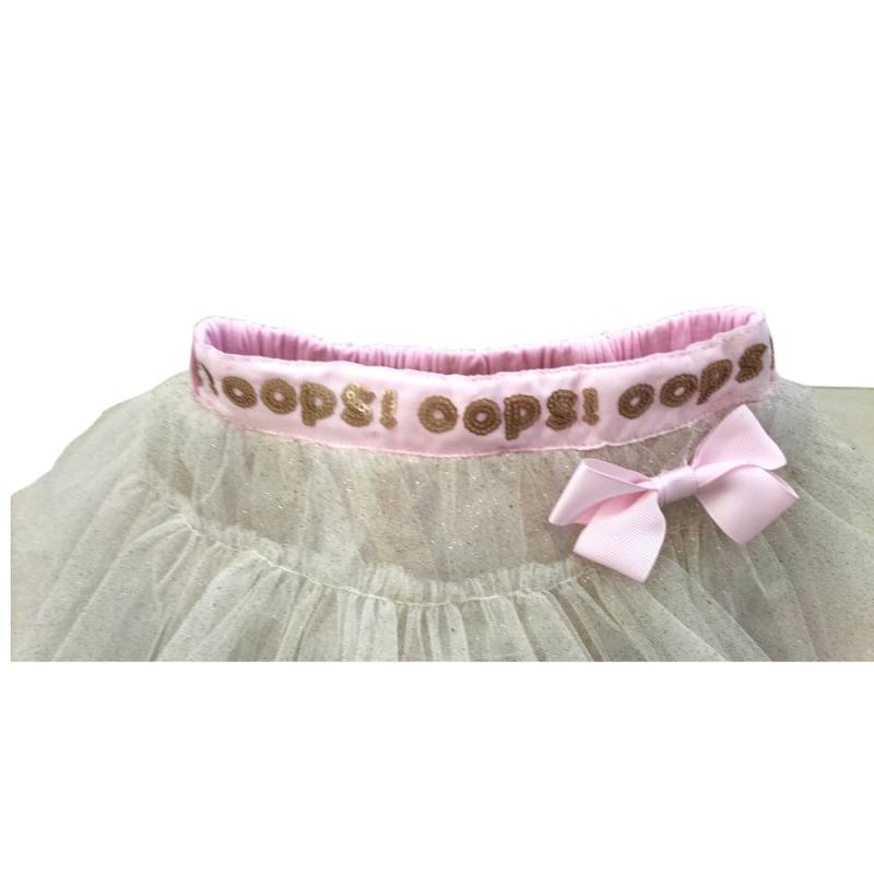 Girl's outfit with sweatshirt and glitter tulle skirt clothing 12/18/24 months - 
