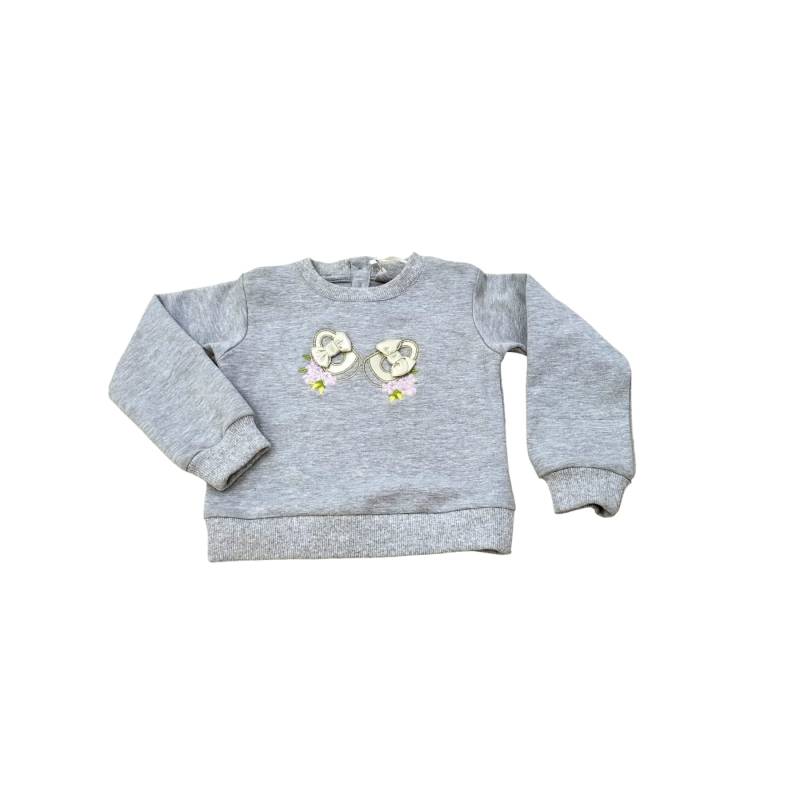 Mädchen-Outfit mit Sweatshirt und Glitzer-Tüll-Rock Kleidung 12/18/24 Monate - 