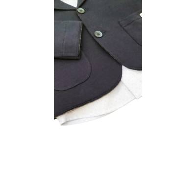 Completo elegante bambino Barcellino 12 e 18 mesi invernale blu grigio e celeste - 