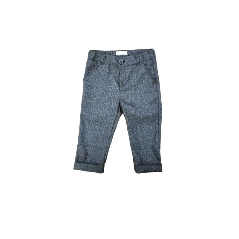 Ensemble bébé élégant Barcellino 12 et 18 mois hiver bleu gris et bleu clair - 