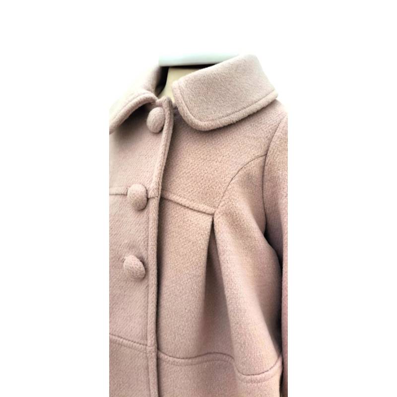 Cappottino capispalla neonata elegante misura 6 mesi rosa Minù - 