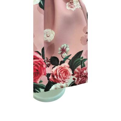 Robe élégante bébé fille 18 mois Minù robe d'hiver en satin de soie - 