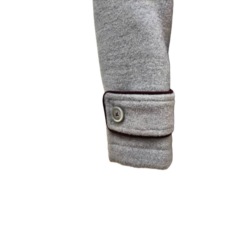 Manteau élégant pour fille taille 6 mois Minù gris avec fourrure - 