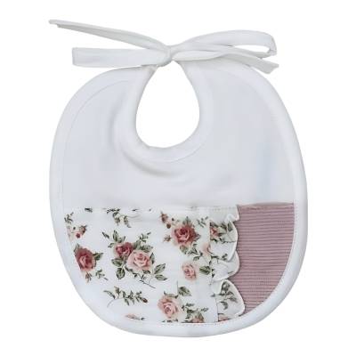 Conjunto recién nacido Teto&Ttta en chenilla crema y rosa con clínica talla 1 mes - 