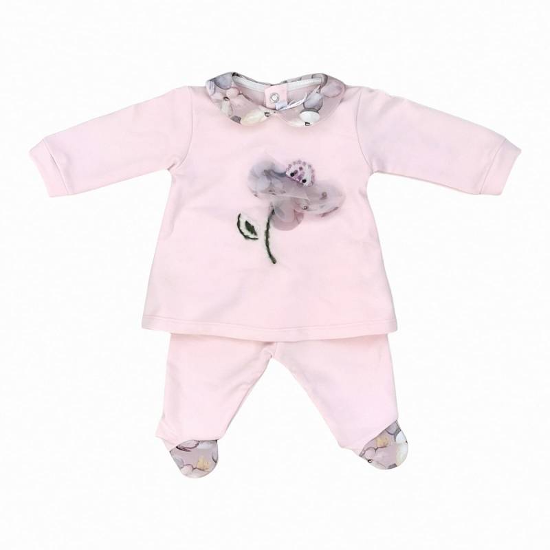 Teto&Tetta 1 month warm pink cotton newborn baby clinic cover - 