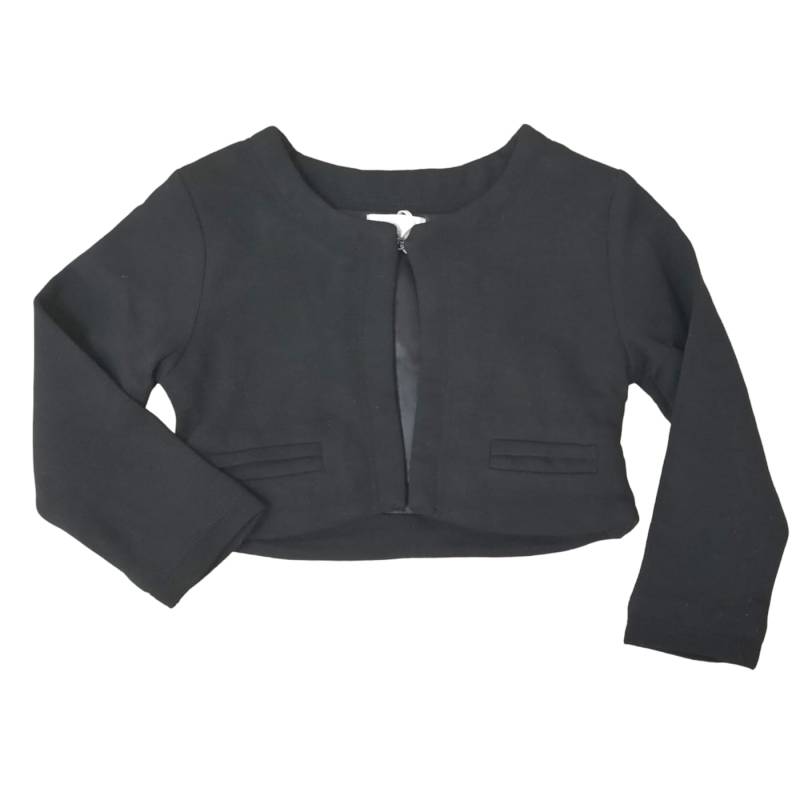 Conjunto de roupa de menina FunFun casaco e calças pretos e brancos - 