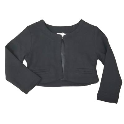 Conjunto de roupa de menina FunFun casaco e calças pretos e brancos - 