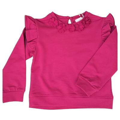 Calções e camisola roupa de menina tamanho 2 anos Fun&Fun cinzento e fúcsia - 