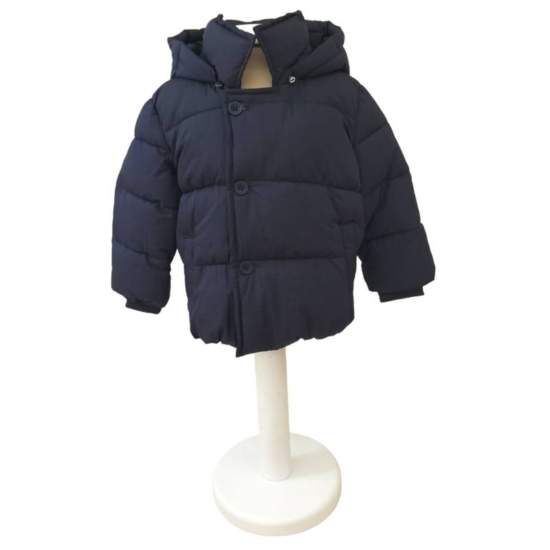 Fun&Fun Baby blaue Winter Daunenjacke mit Kapuze 9/12 18/24 Monate - 