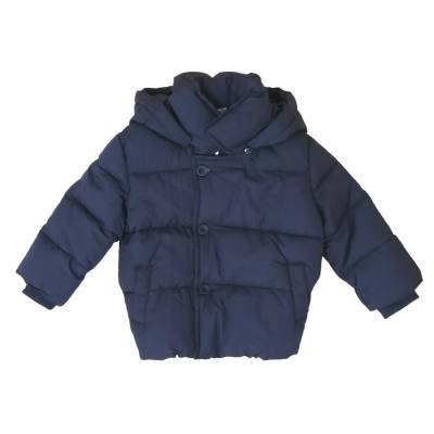 Fun&Fun chaqueta de plumón de invierno azul bebé con capucha 9/12 18/24 meses - 