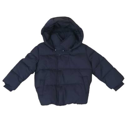 Giubbotto piumino invernale con cappucio blu bambino Fun&Fun 9/12 18/24 mesi - 