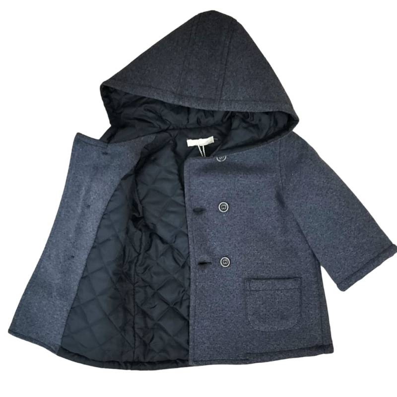 Cappottino invernale  Montgomery bambino Barcellino 9 mesi blu - 