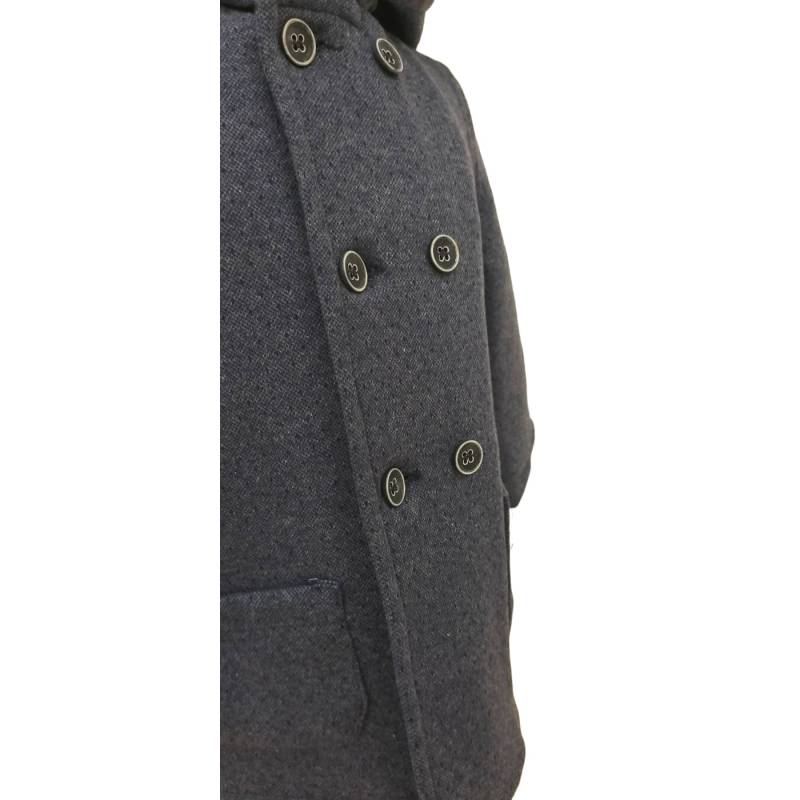 Manteau d'hiver Montgomery bébé Barcellino 9 mois bleu - 