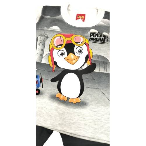 Kinderkleidung aus warmer Baumwolle 2 Jahre Hose und Sweatshirt -  2