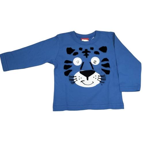 Ropa para niños de 10 a 12 años, sudadera de algodón de manga corta con  cuello redondo, conjunto de camiseta y pantalones cortos (azul, 3-6 meses)