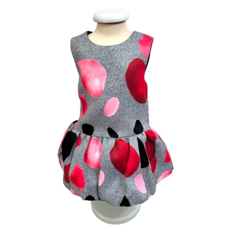 Kleid für Mädchen 2 Jahre FunFun bunt gemustertes Kleid - 