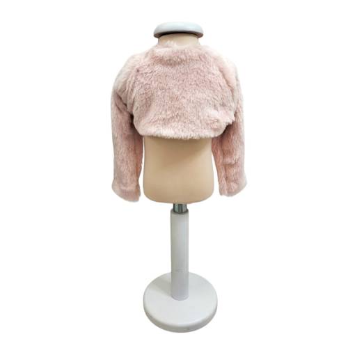 Pink faux fur shawl Barcellino 12 months elegant -  2
