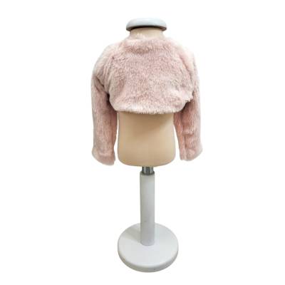 Chal de piel sintética rosa Barcellino 12 meses elegante - 
