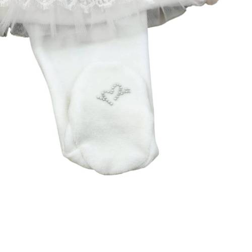 Coprifasce clinico neonata in ciniglia Minù elegante misura 1 mese -  2