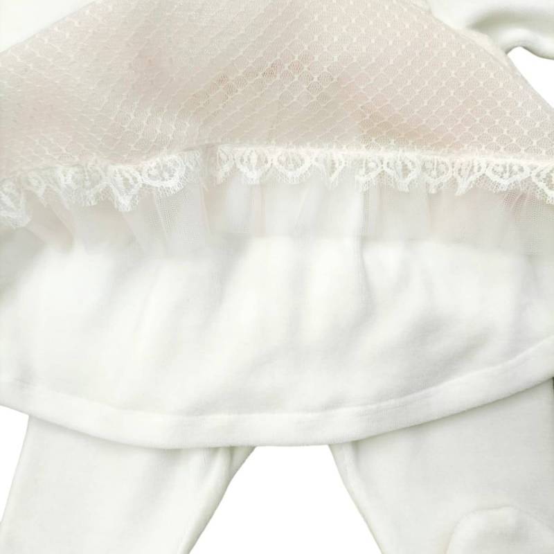 Capa clínica de chenille para bebé recém-nascido Minù tamanho elegante 1 mês - 