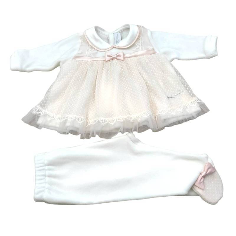 Clinical newborn baby chenille cover Minù elegant size 1 month - 