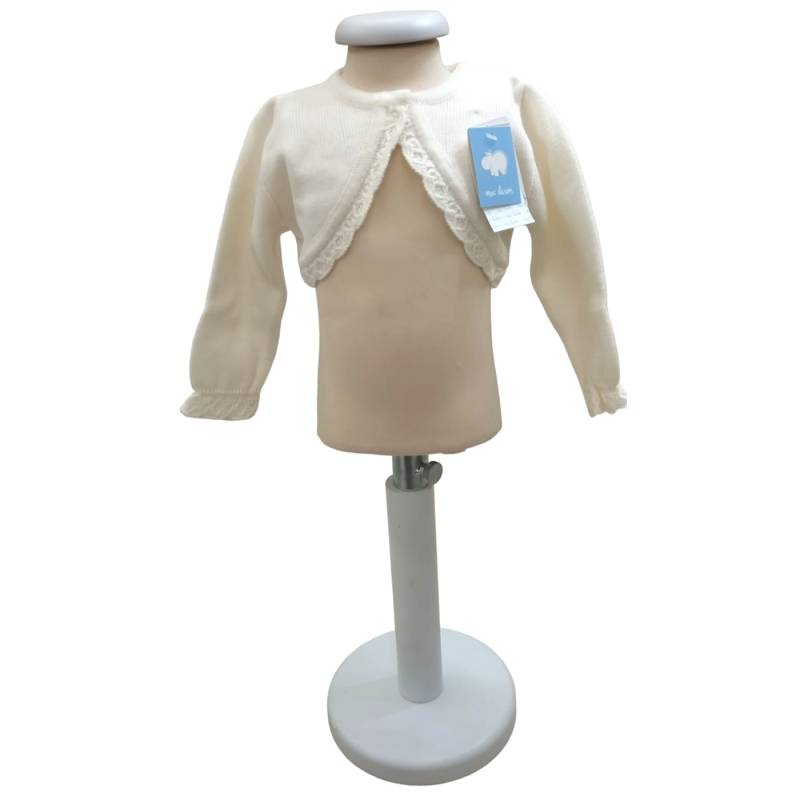 Cream wool-blend heart-warming cardigan jacket size 3/12/18 months - 