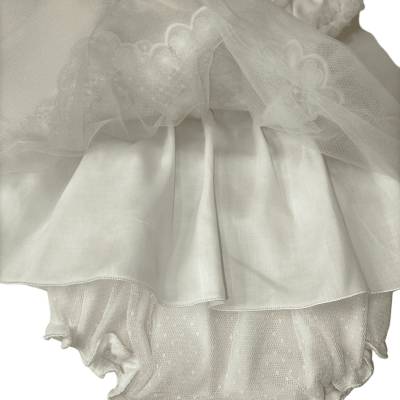 Macacão elegante para bebé recém-nascido com bandolete 3 meses Minù - 