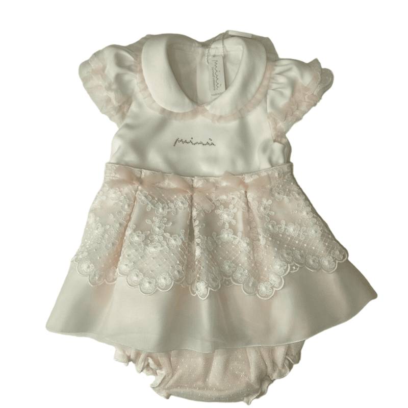 Elegant newborn baby rompers with headband 3 months Minù - 