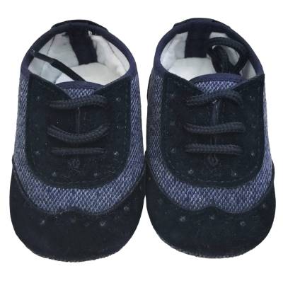 Scarpine da culla neonato Blu Barcellino misura 15 Barcellino invernali - 