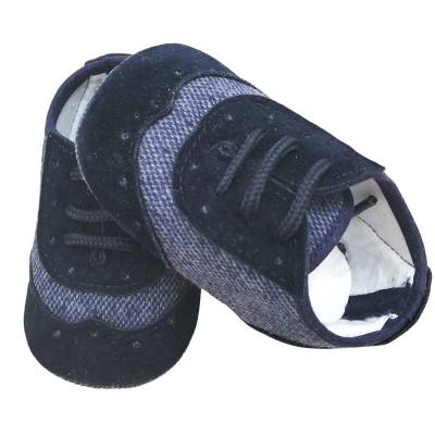 Scarpine da culla neonato Blu Barcellino misura 15 Barcellino invernali - 
