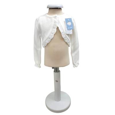 Coprispalle scaldacuore in misto lana bianco bambina 18 mesi - 