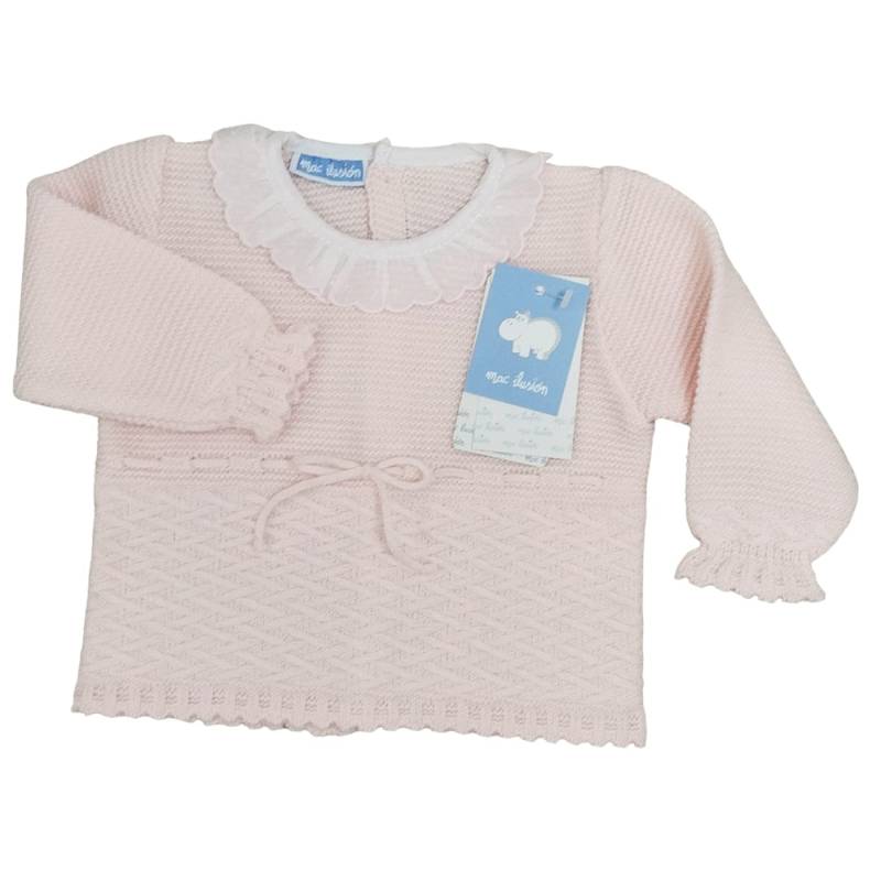 Coprifasce in misto lana rosa misura 1 mese - 