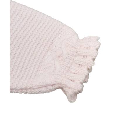 Pink wool-blend hat cover size 1 month - 