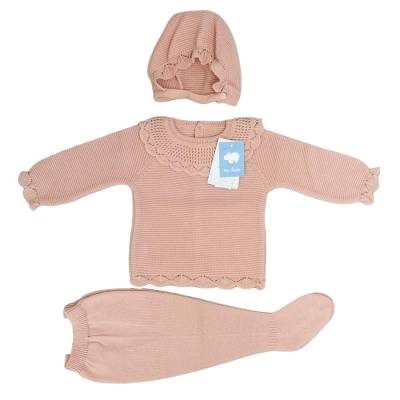 Housse pour nouveau-né avec bonnet en laine taille 3 mois - 