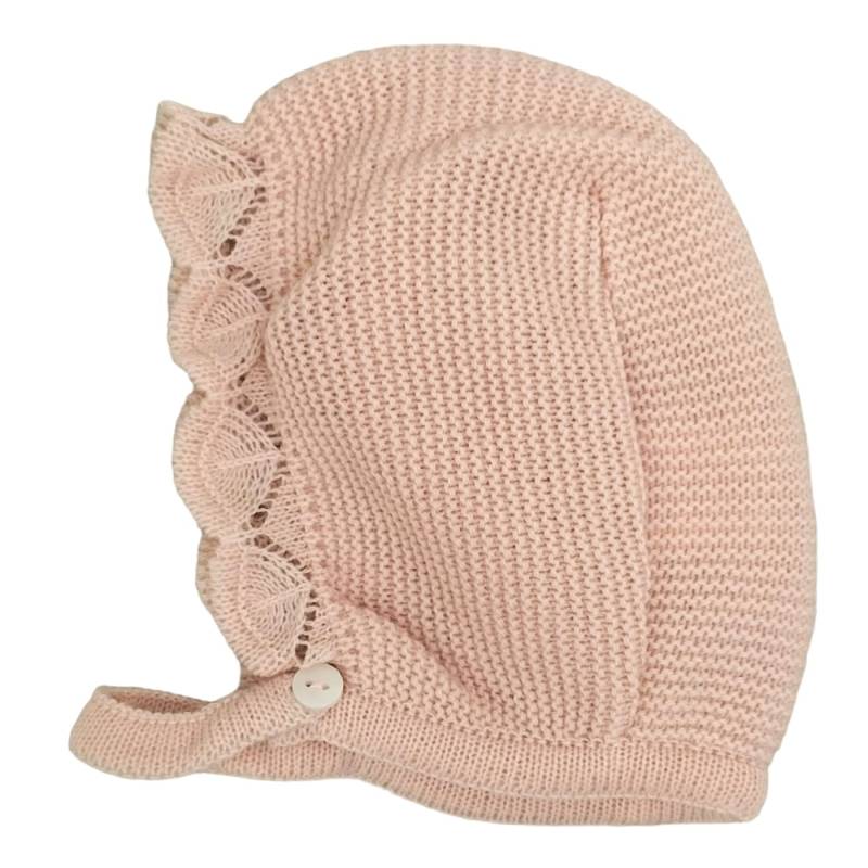 Newborn baby cover with wool-blend bonnet size 3 months - 