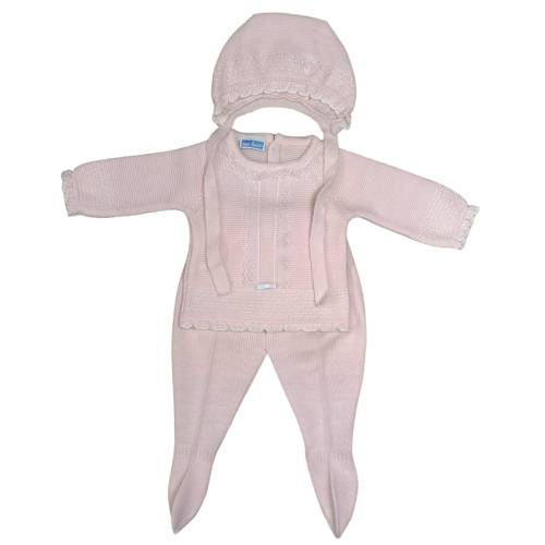 Cobertor e manta para recém-nascido de 3 meses em tecido de lã cor-de-rosa -  2