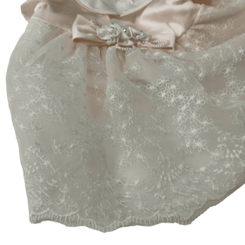 Pagliaccietto elegante neonata 1 mese Minù - 