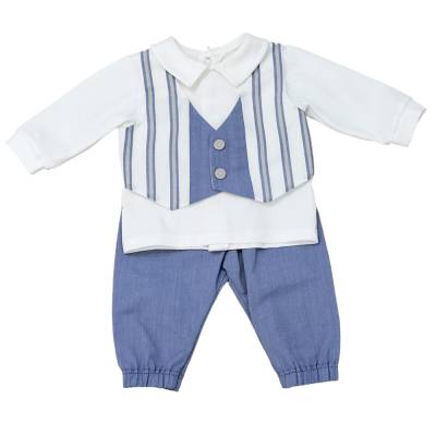 Coprifasce clinico neonato manica lunga in cotone - 