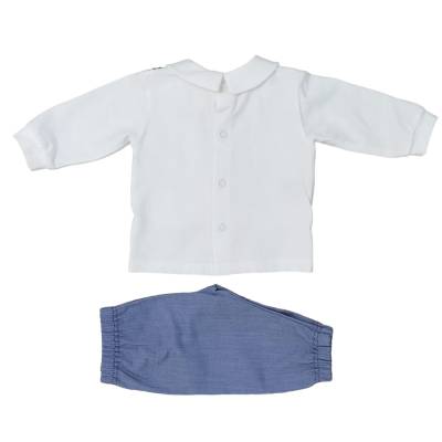 Coprifasce clinico neonato manica lunga in cotone - 