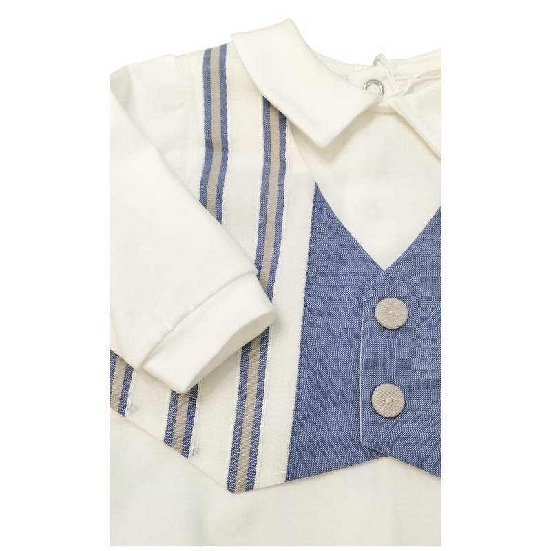 Coprifasce clinico neonato manica lunga in cotone - 