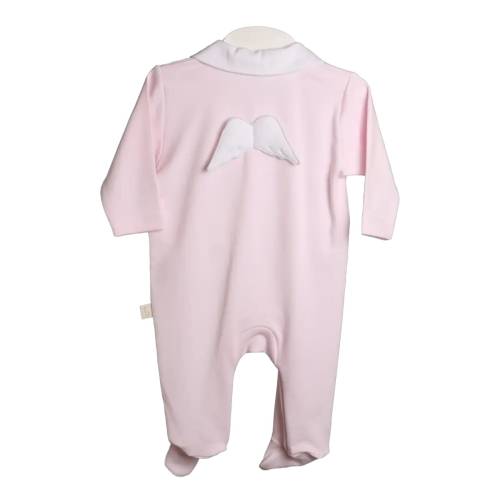 Tutina in cotone rosa neonata collezion Angel di baby gi misura 1 mese - 