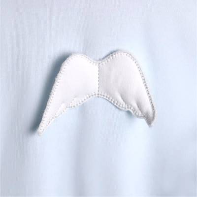 Tutina neonato in cotone celeste Baby gi misura 1 mese - 