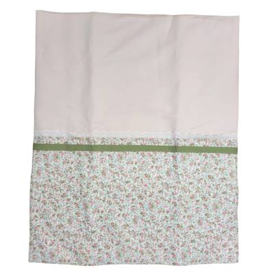 Coordinato nascita neonata Teto&tatta rosa e fantasia fiori cotone - 
