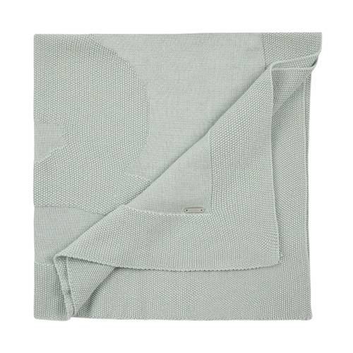 Copertina a scialle Condor colore foschia marina in cotone unisex - 