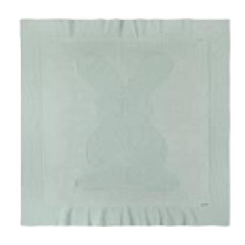 Copertina a scialle Condor colore foschia marina in cotone unisex -  2