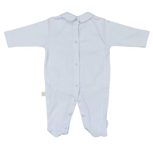 Tutina neonato Baby gi in cotone celeste -  2